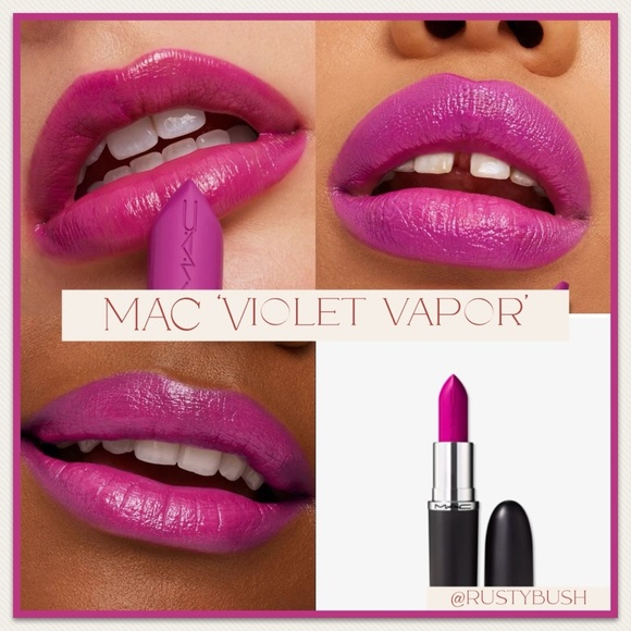 MAC ‘Violet Vapor’ M·A·Cximal Sleek Satin Lipstick - Picture 1 of 8